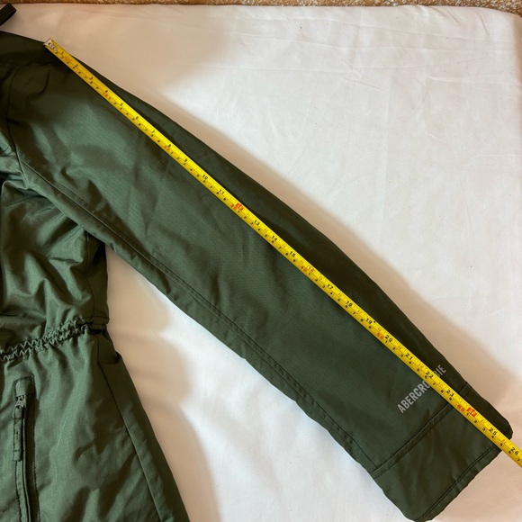 A&F Coat All Season Weather Warrior Fleece Lined Comfort Jacket Green Size XL - Picture 15 of 16